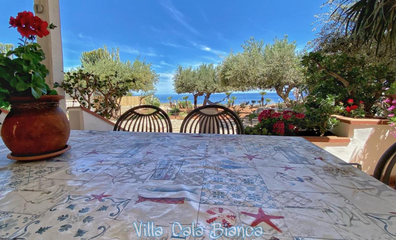 Villa Cala Bianca Castellammare del Golfo Buitenkant foto